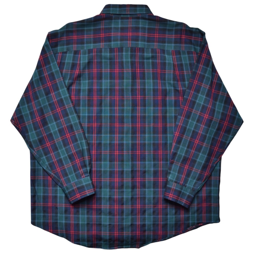 Vintage 90s Sir Pendleton Mens XL Worsted Wool MacTaggart Tartan Plaid Shirt - Picture 2 of 14